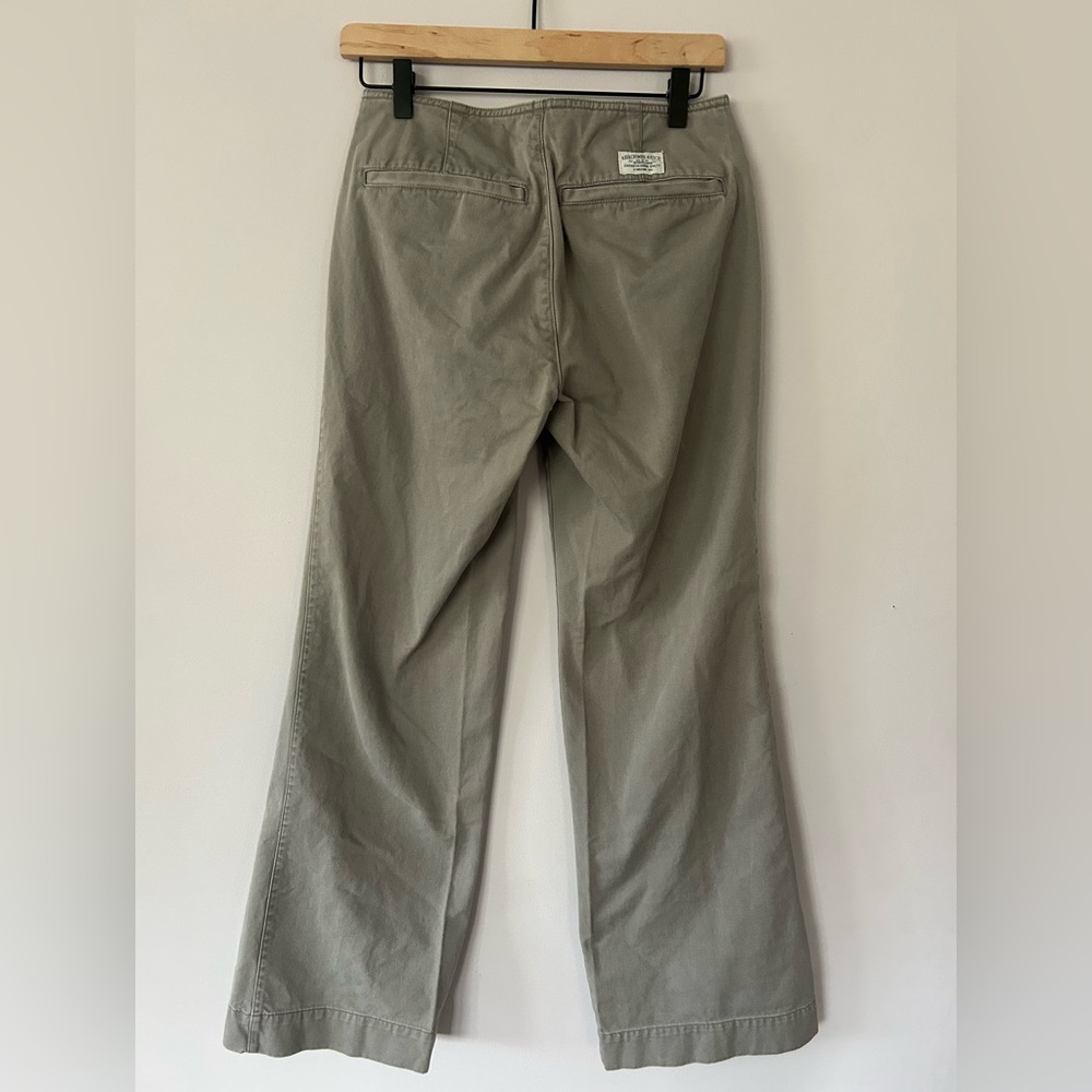Vintage Abercrombie & Fitch Grey 100% Cotton Chino Pants, Women’s, Size 2 - Picture 5 of 6